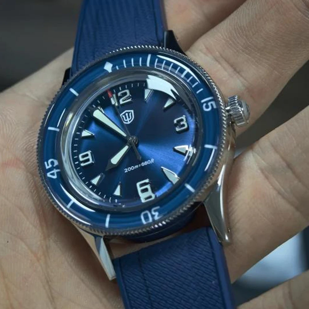 Vintage Watch Crystal - Watchdives WD50Q New Watch Stainless Stee