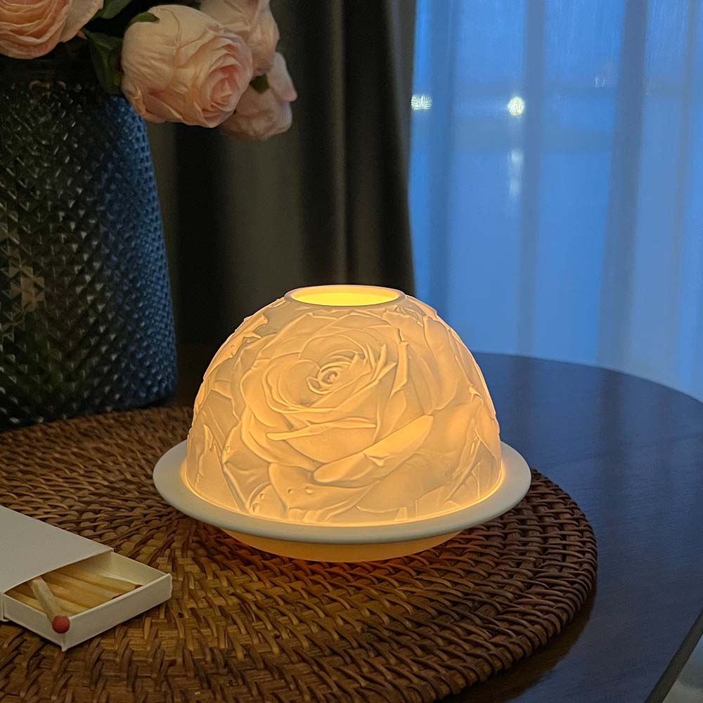 Vintage Item - Lumina Ceramic Deluxe Vintage Rose Tea