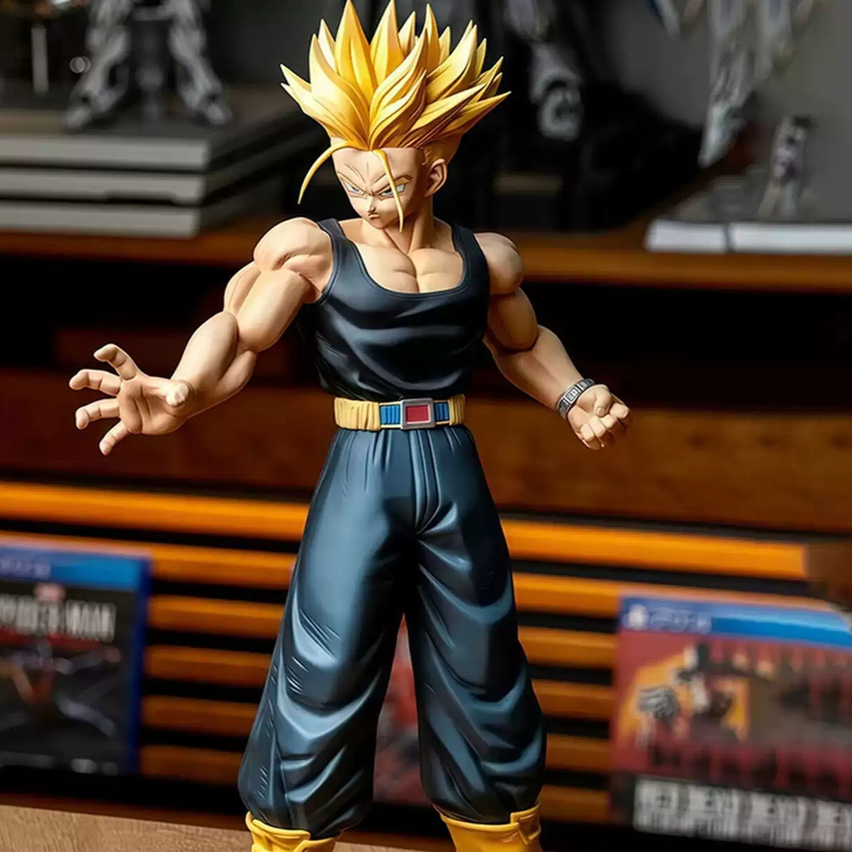 Vintage Collectible Figurines - 30cm Trunks Figure Dragon Ball Collectible