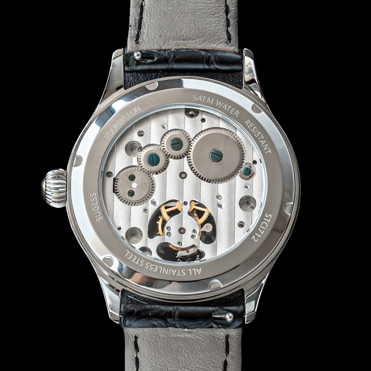 Sugess Men Luxury Tourbillon W - Vintage Watch Crystal 评论和价格