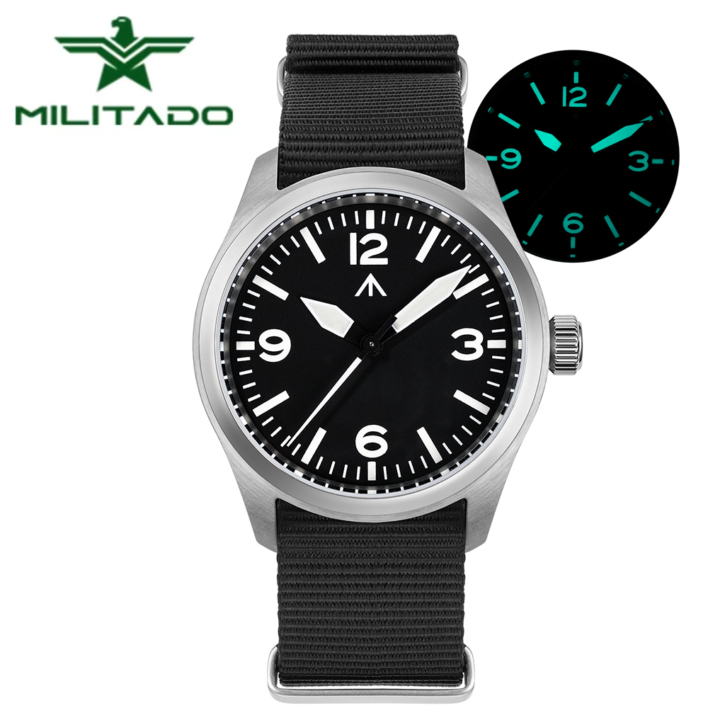 Militado ML08 V2 38mm Watch VH - Vintage Watch Crystal 评论和价格