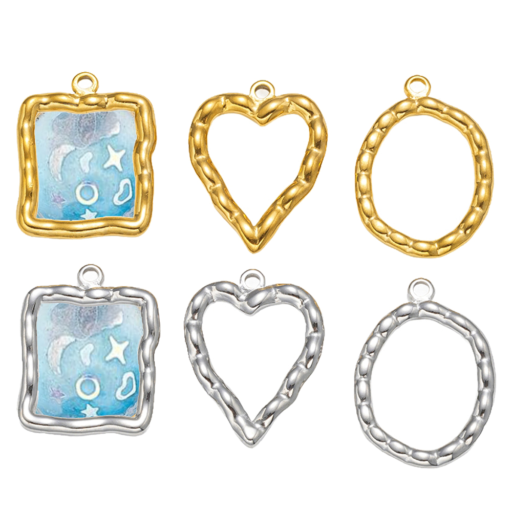 5pcs Stainless Steel Heart Rou - Vintage Item 评论和价格
