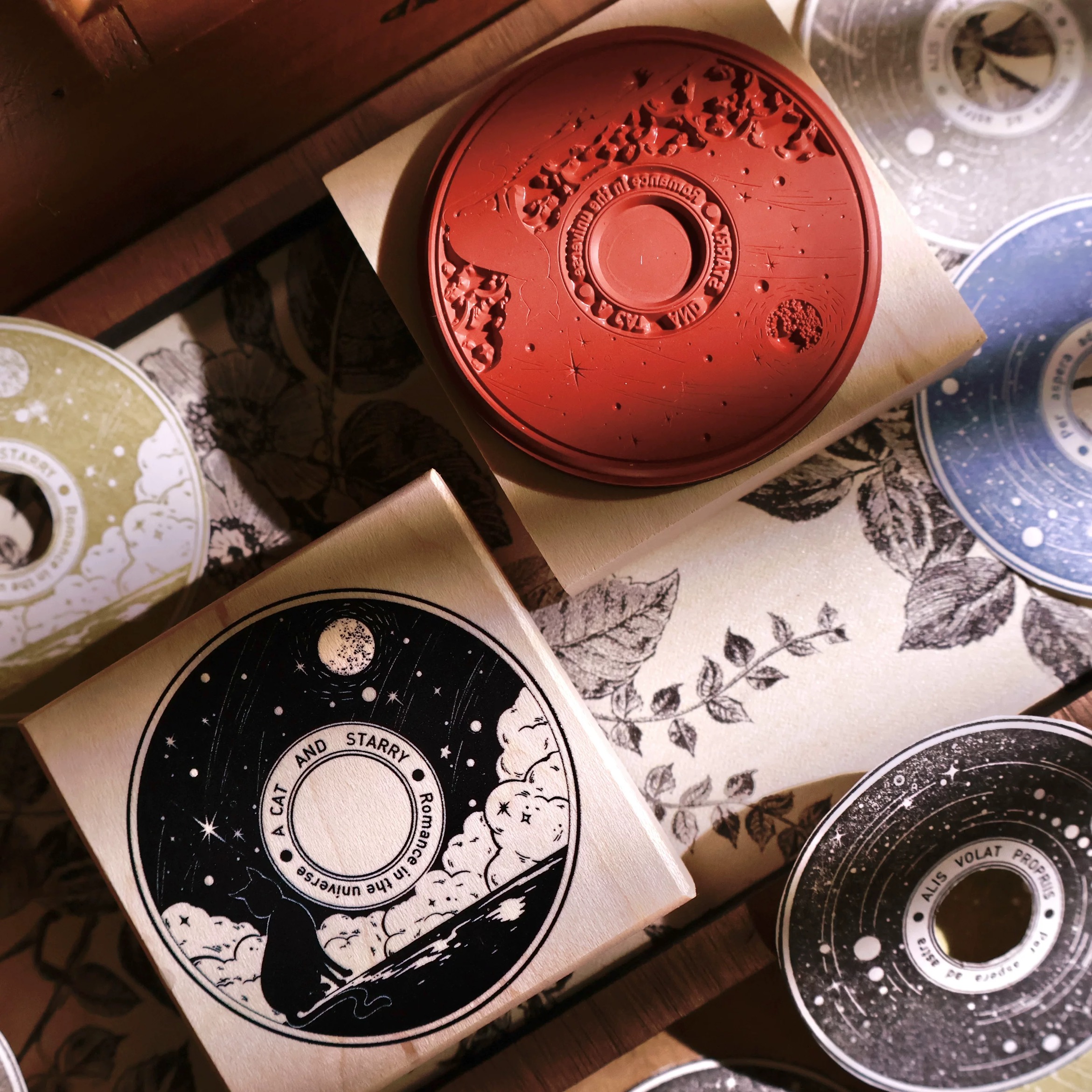 YiEr Studio Vintage Stars Moon - Vintage Collectible Stamps 评论和价格
