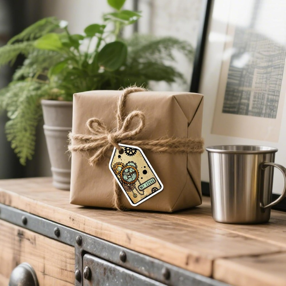 Vintage Steampunk Label Clear  - Vintage Collectible Stamps 评论和价格