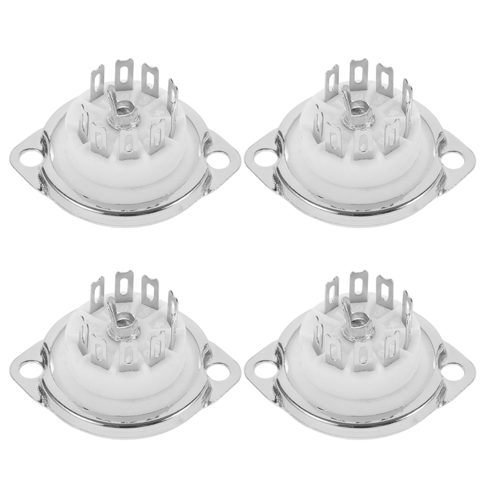 4Pcs Ceramic 9-Pin Tube Socket - Tube Amplifier Part 评论和价格