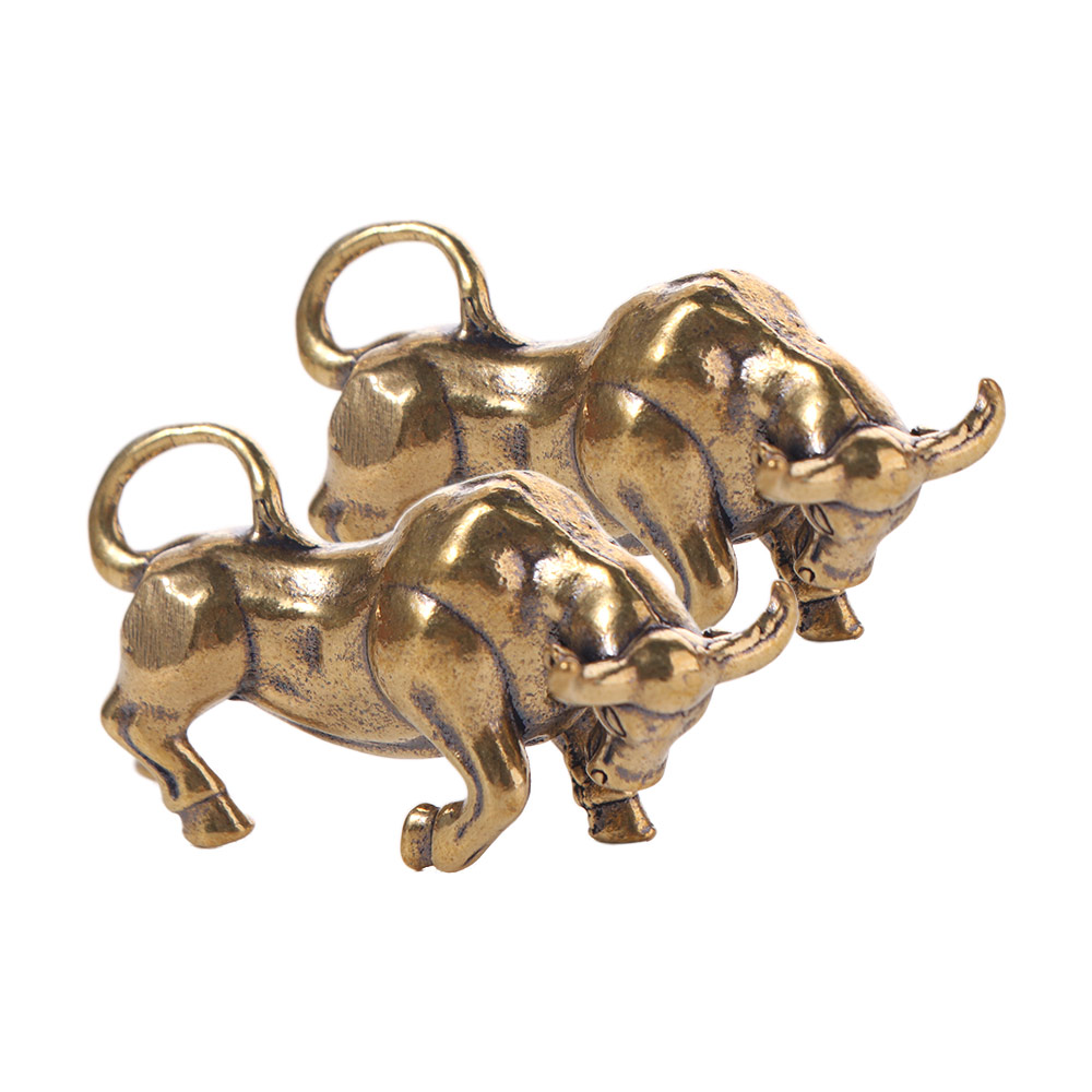 2pcs Vintage Brass Bullfightin - Vintage Collectible Figurines 评论和价格