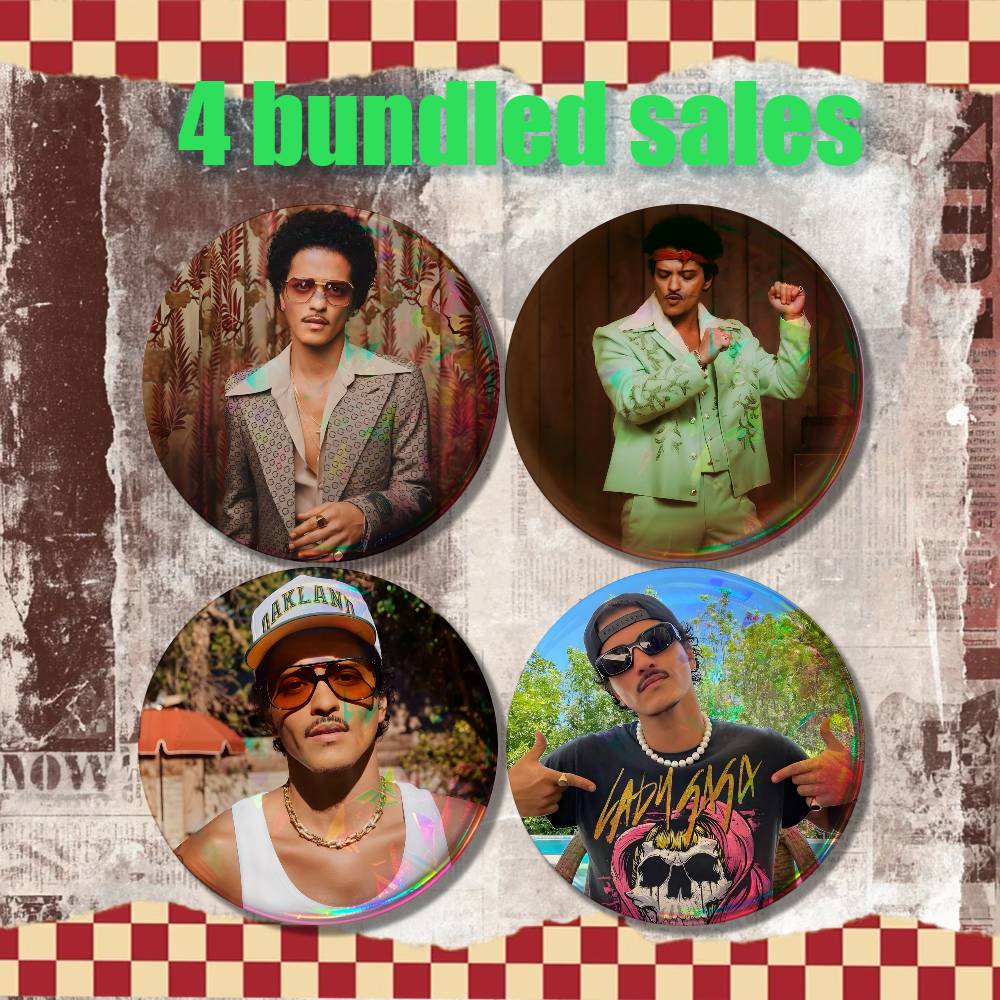 B-Bruno Mars 24K Magic Vintage - Vintage Collectible Accessories 评论和价格