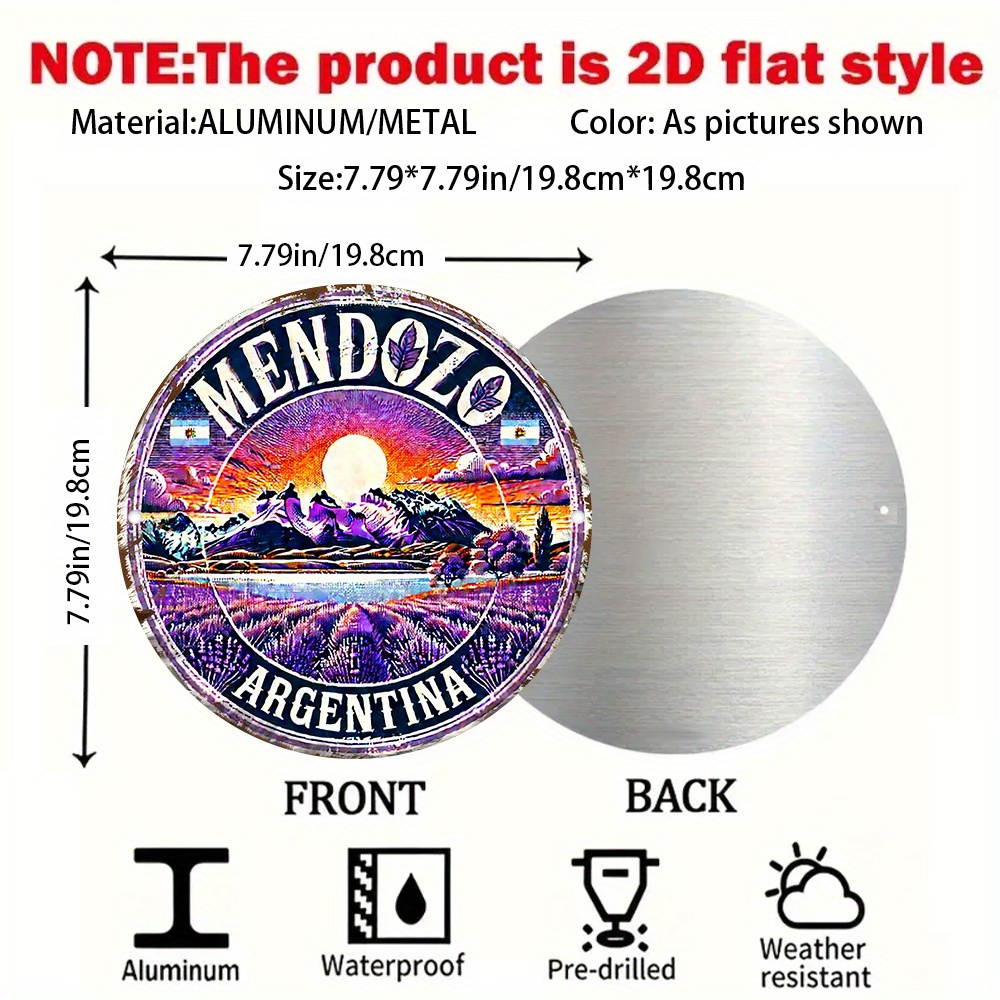2D Flat, 2D Flat Retro Mendoza - Vintage Collectible Signs 评论和价格