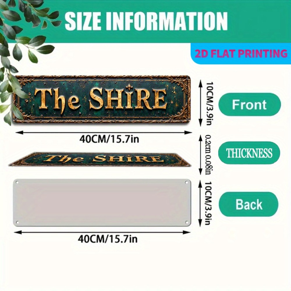The Shire Vintage Metal Wall S - Vintage Collectible Signs 评论和价格