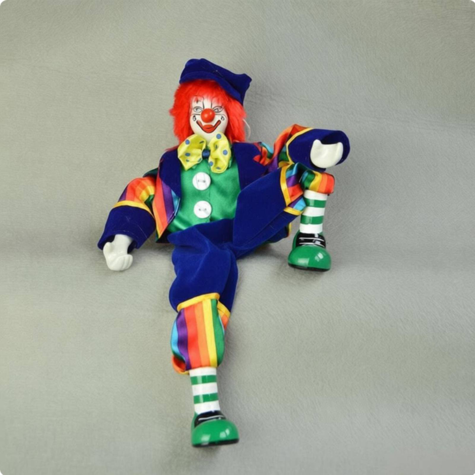 Dangling Leg Clown Doll Handma - Vintage Collectible Figurines 评论和价格