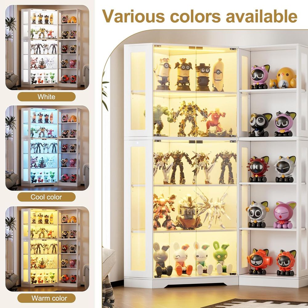 White LED-Illuminated Glass Di - Collectible Collection 评论和价格