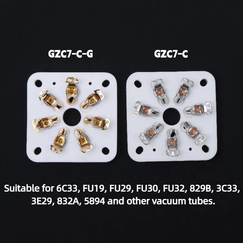 7Pin Ceramic Vacuum Tube Socke - Tube Amplifier Part 评论和价格