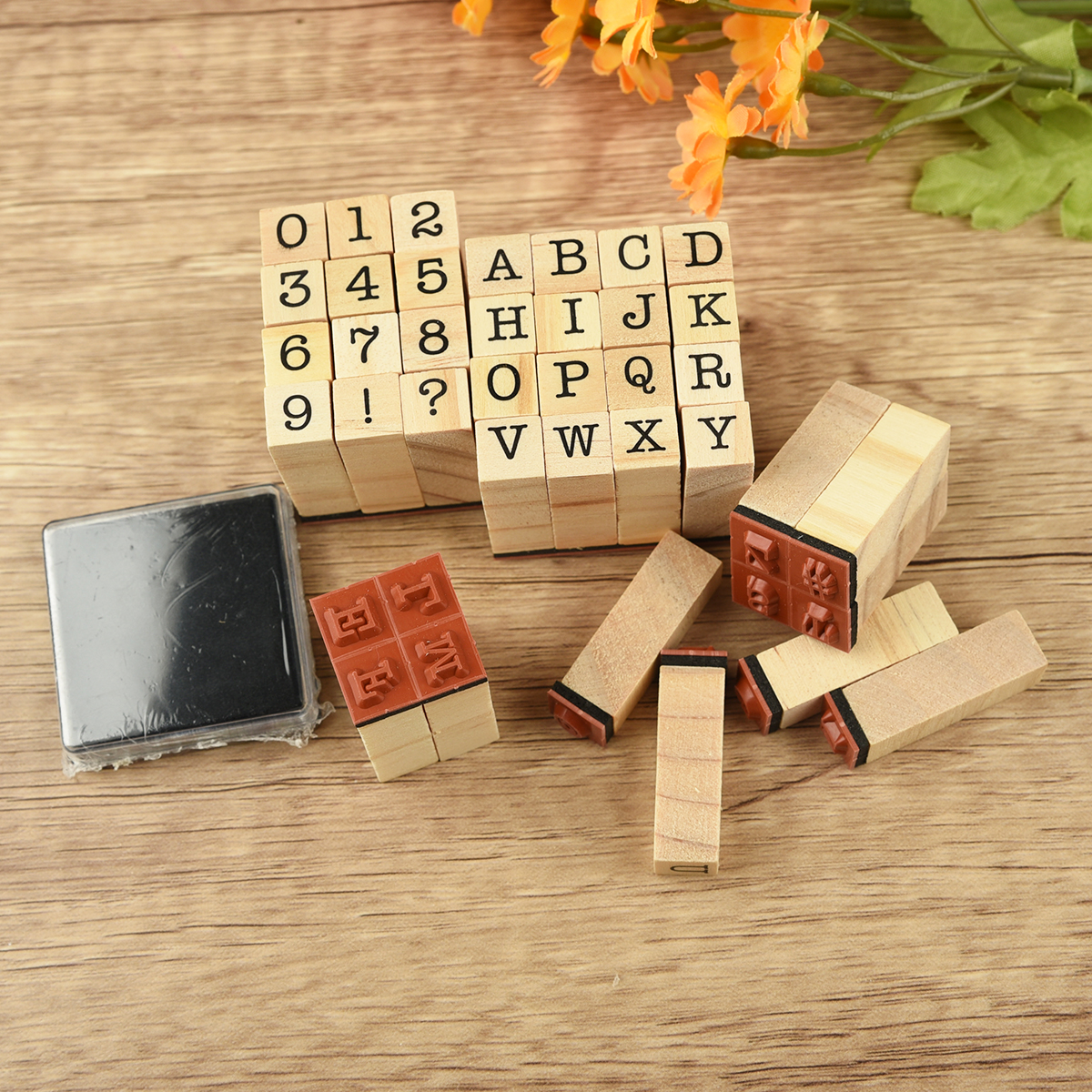 40Pcs Alphabet Stamps Vintage  - Vintage Collectible Stamps 评论和价格