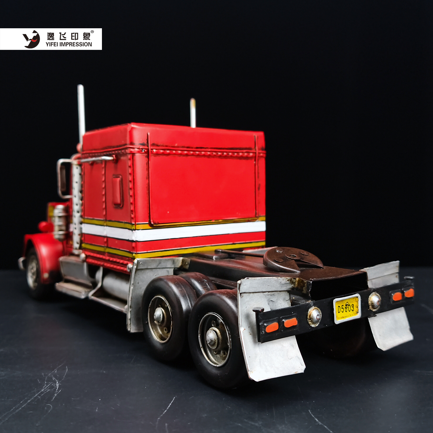 Vintage Red Semi Truck Iron Ar - Vintage Collectible Trucks 评论和价格