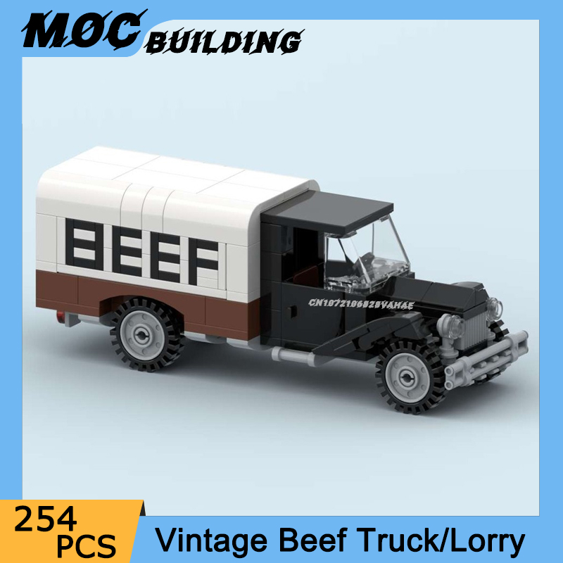 MOC Building Blocks City Vinta - Vintage Collectible Trucks 评论和价格