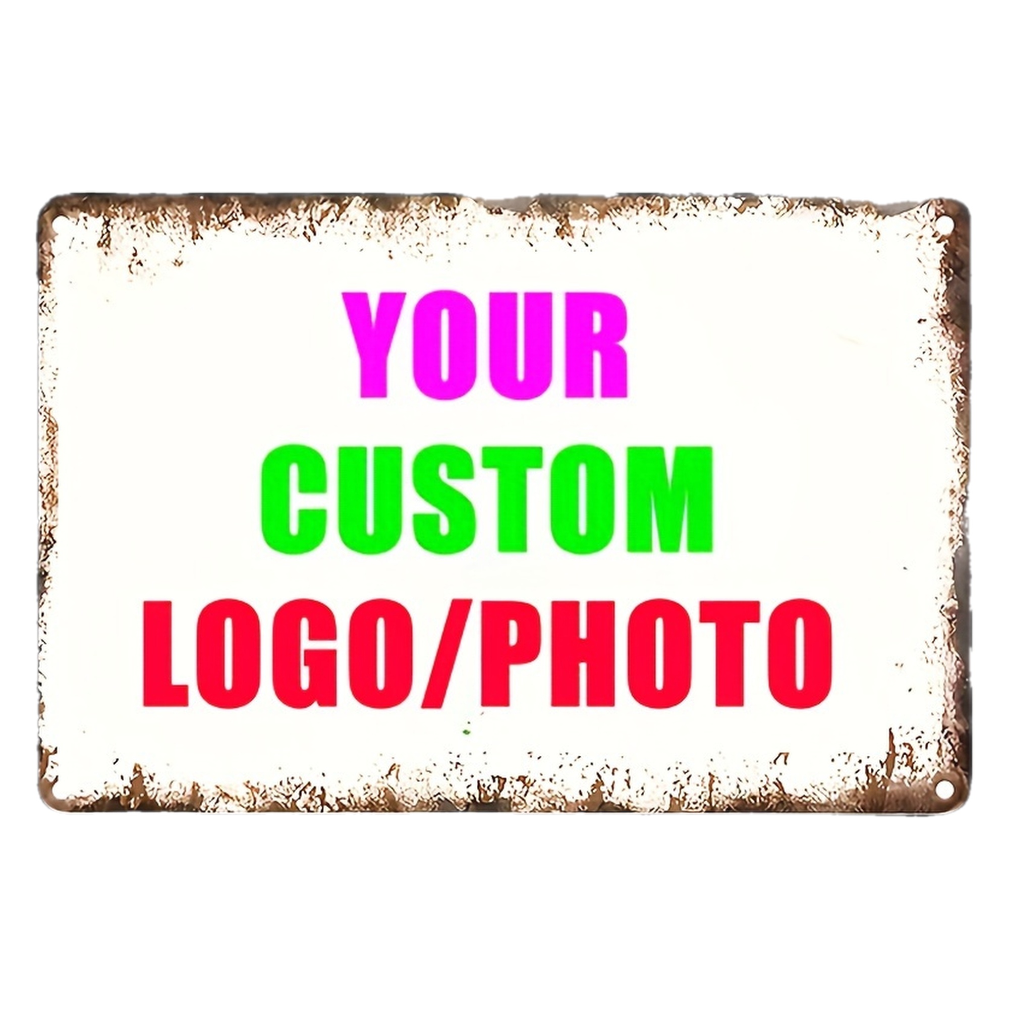 Custom Your Logo/Photo Metal T - Vintage Collectible Signs 评论和价格