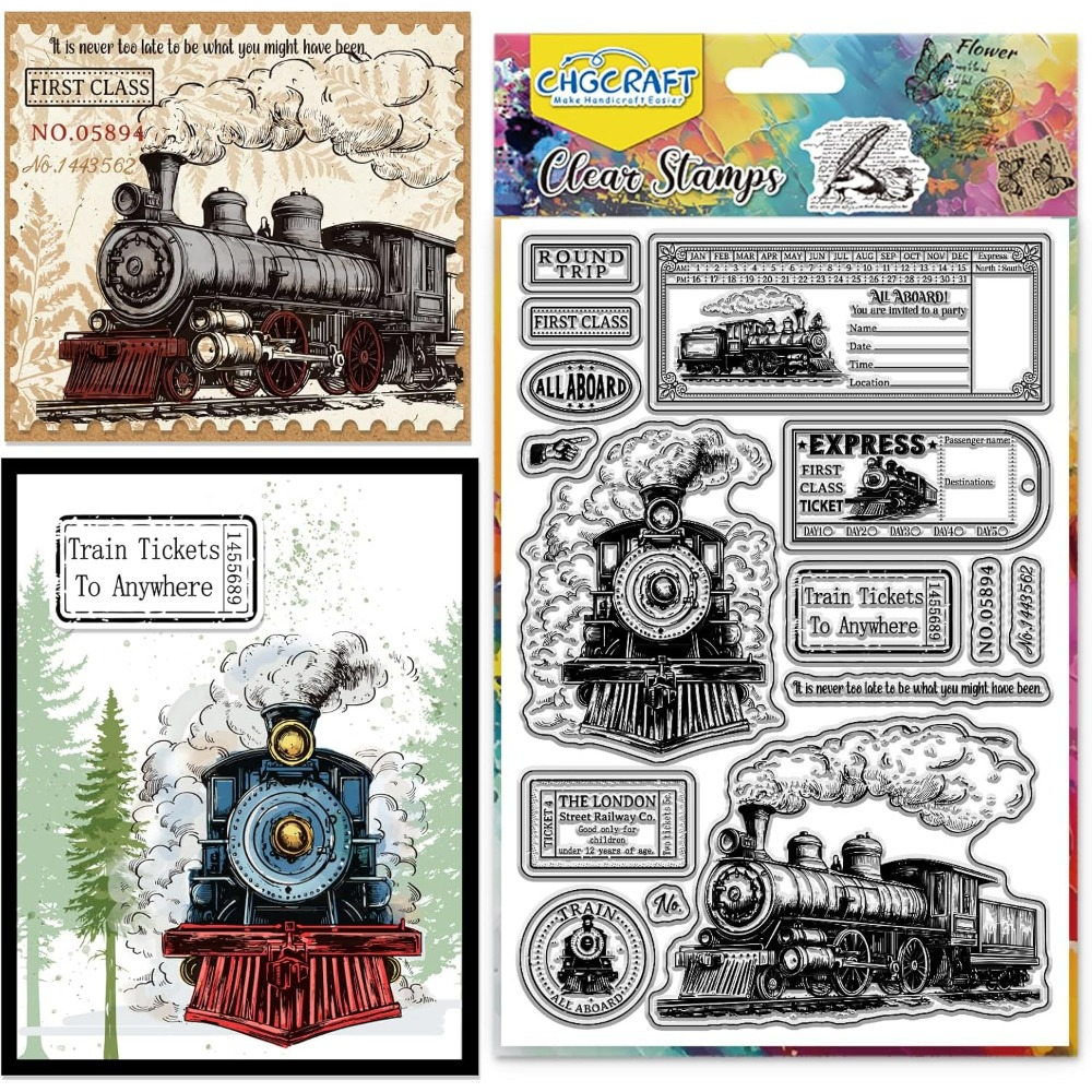 Vintage Train Tickets Clear St - Vintage Collectible Stamps 评论和价格