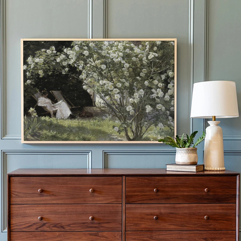 1pc frameless Canvas Painting  - Vintage Item 评论和价格