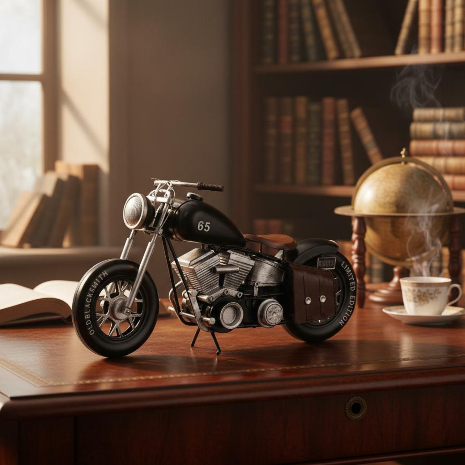 Metal Motorcycle Model Europea - Vintage Collectible Figurines 评论和价格