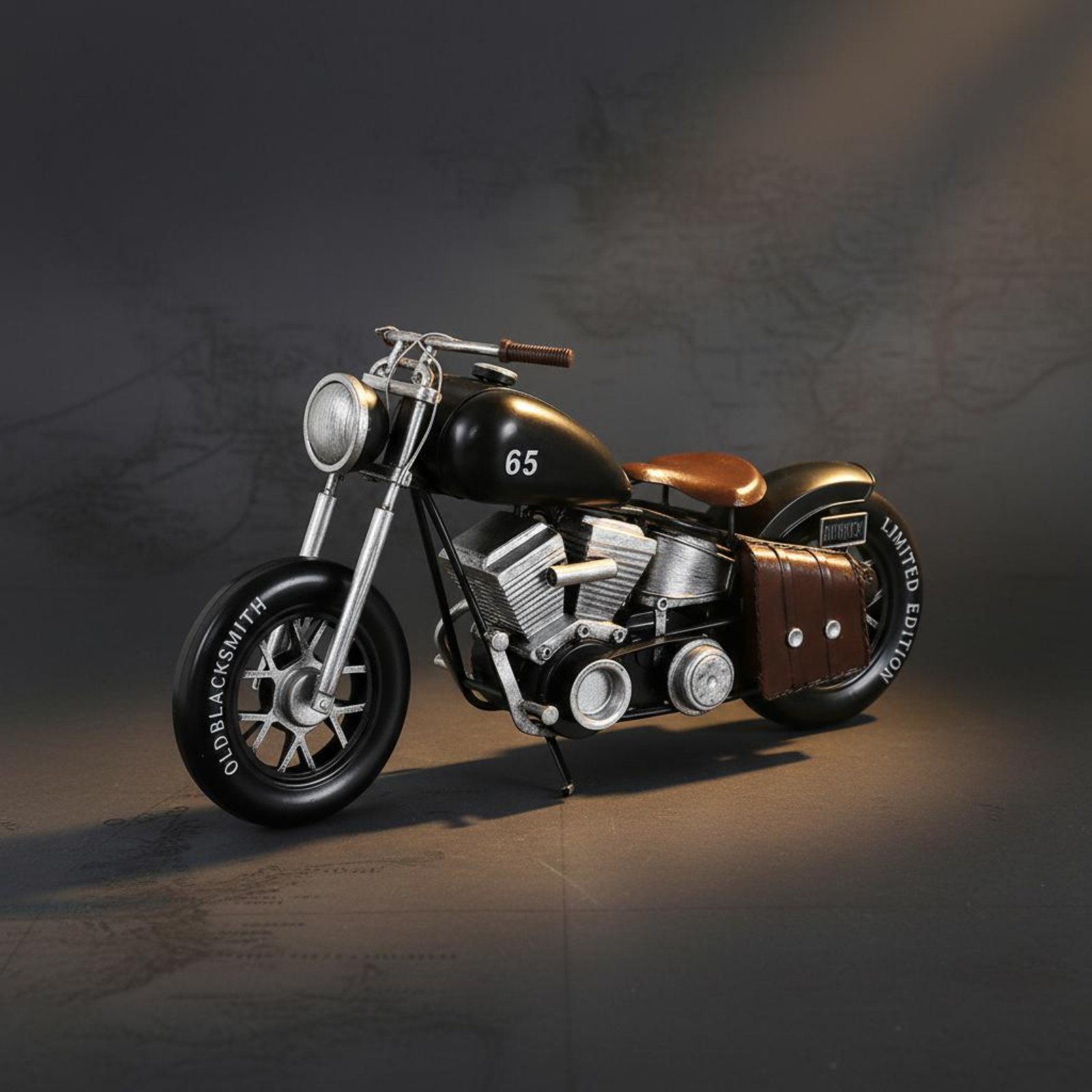 Metal Motorcycle Model Europea - Vintage Collectible Figurines 评论和价格