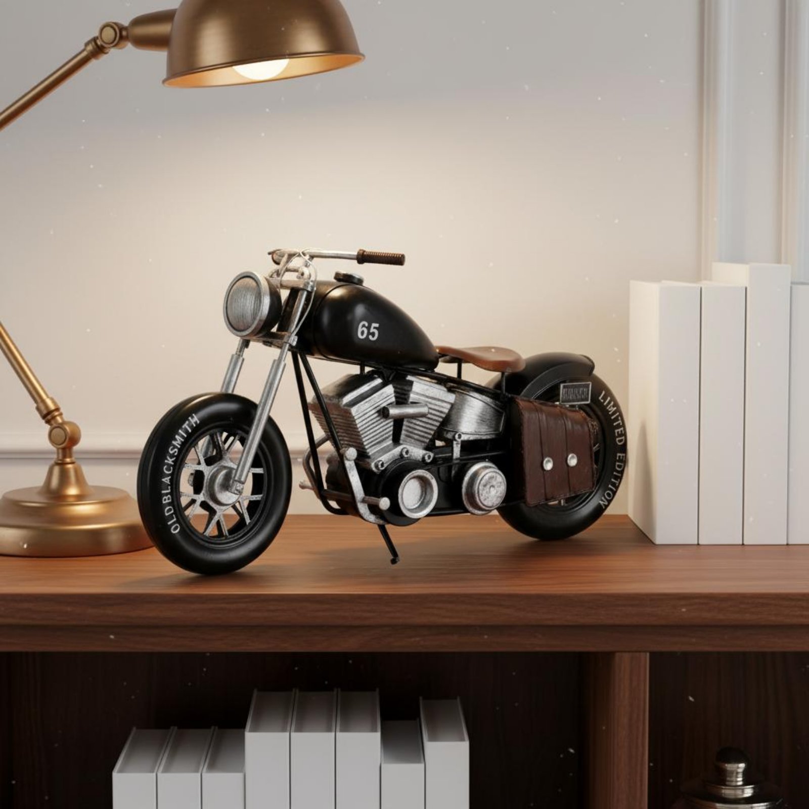 Metal Motorcycle Model Europea - Vintage Collectible Figurines 评论和价格