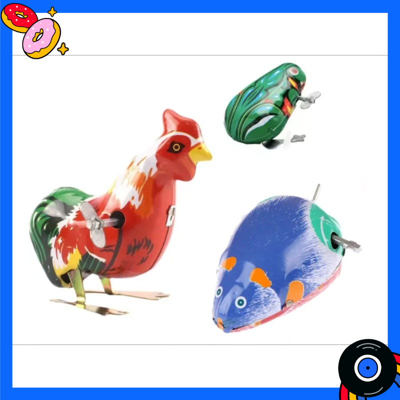 Vintage Metal Wind Up Toys Set - Vintage Collection Playset 评论和价格