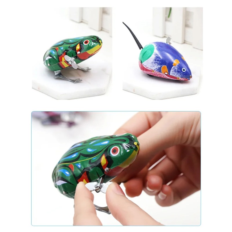 Vintage Metal Wind Up Toys Set - Vintage Collection Playset 评论和价格