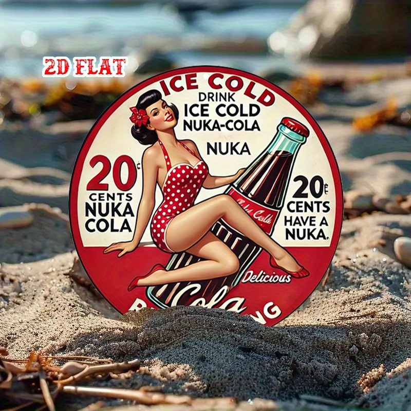 2D Flat, 1pc Retro Pin-Up 7.87 - Vintage Collectible Signs 评论和价格