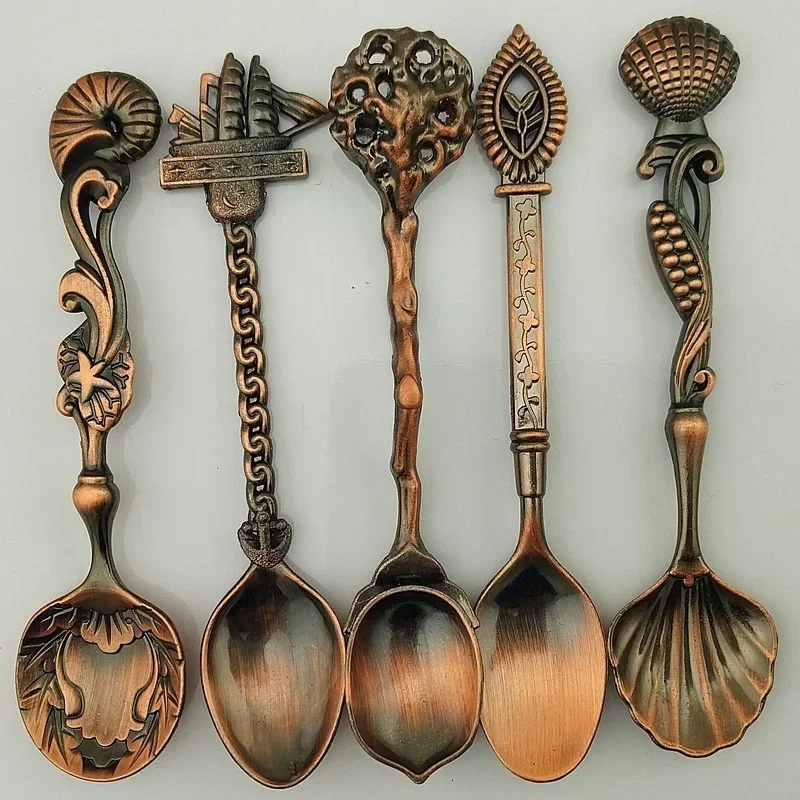 5Pcs/set High Quality Retro Vi - Vintage Collectible Spoons 评论和价格
