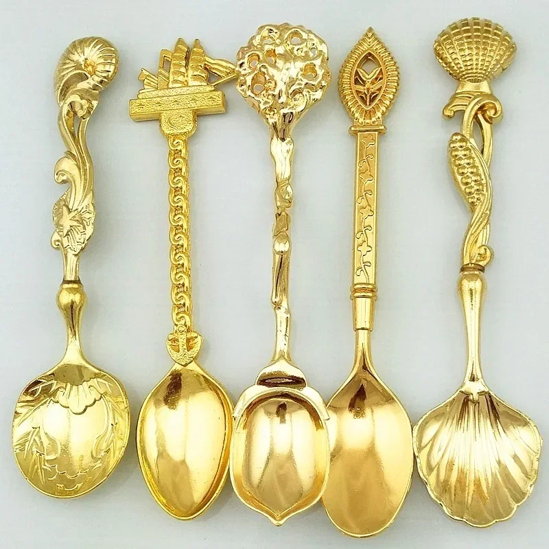 5Pcs/set High Quality Retro Vi - Vintage Collectible Spoons 评论和价格
