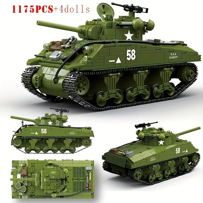 1000+PCS Vintage Tank Building - Vintage Collectible Trucks 评论和价格