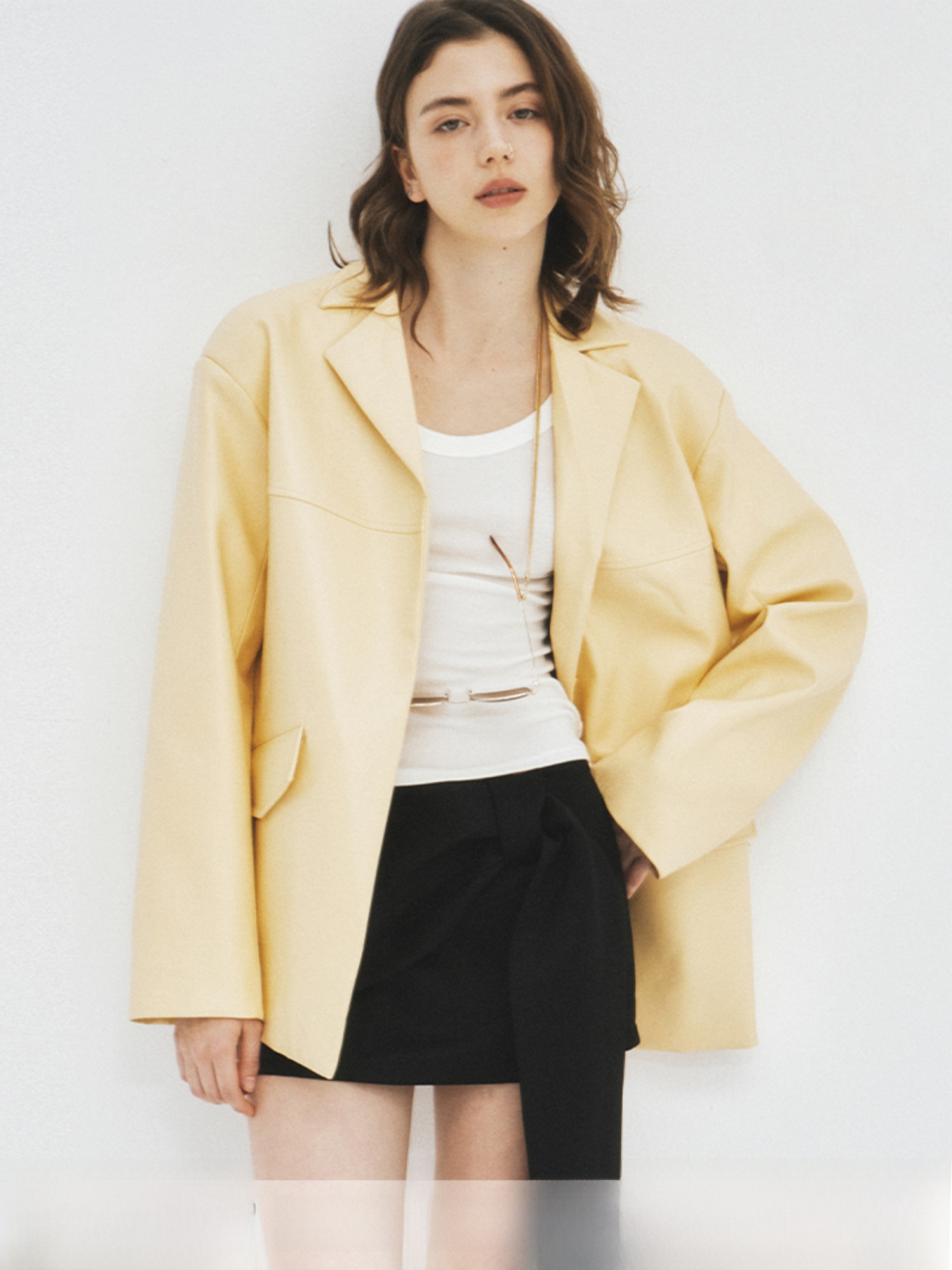 Elegant Vintage Style Yellow L - Vintage Collectible Clothing 评论和价格