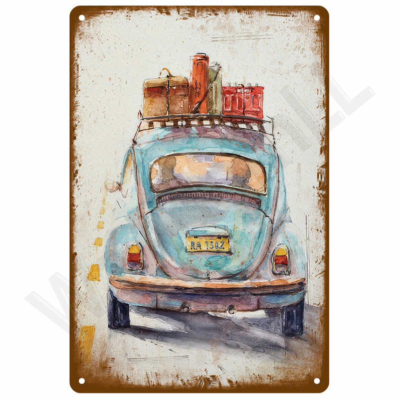 Vintage Metal Plate Tin Sign P - Vintage Item 评论和价格