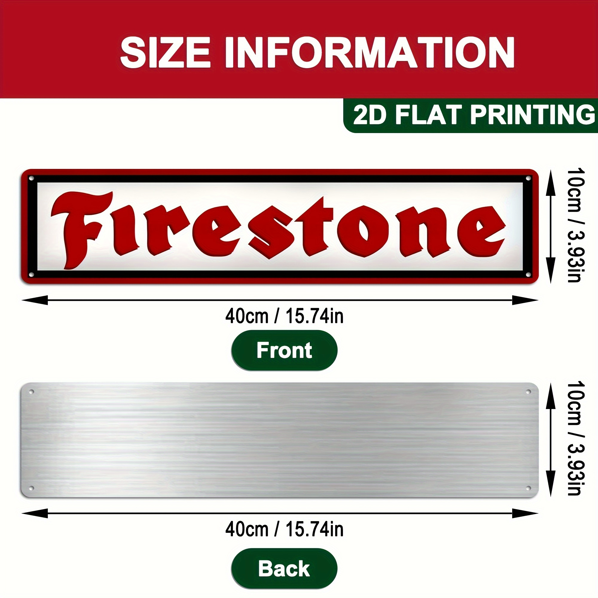 2D Flat, 2D Flat - Vintage Fir - Vintage Collectible Signs 评论和价格