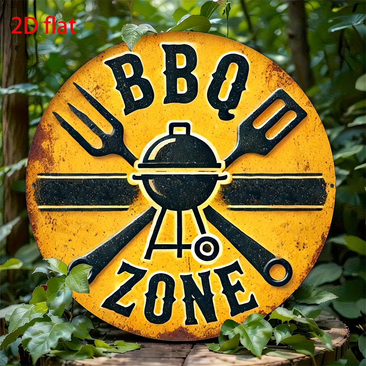 2D Flat, 2D Flat 1pc, Vintage  - Vintage Collectible Signs 评论和价格