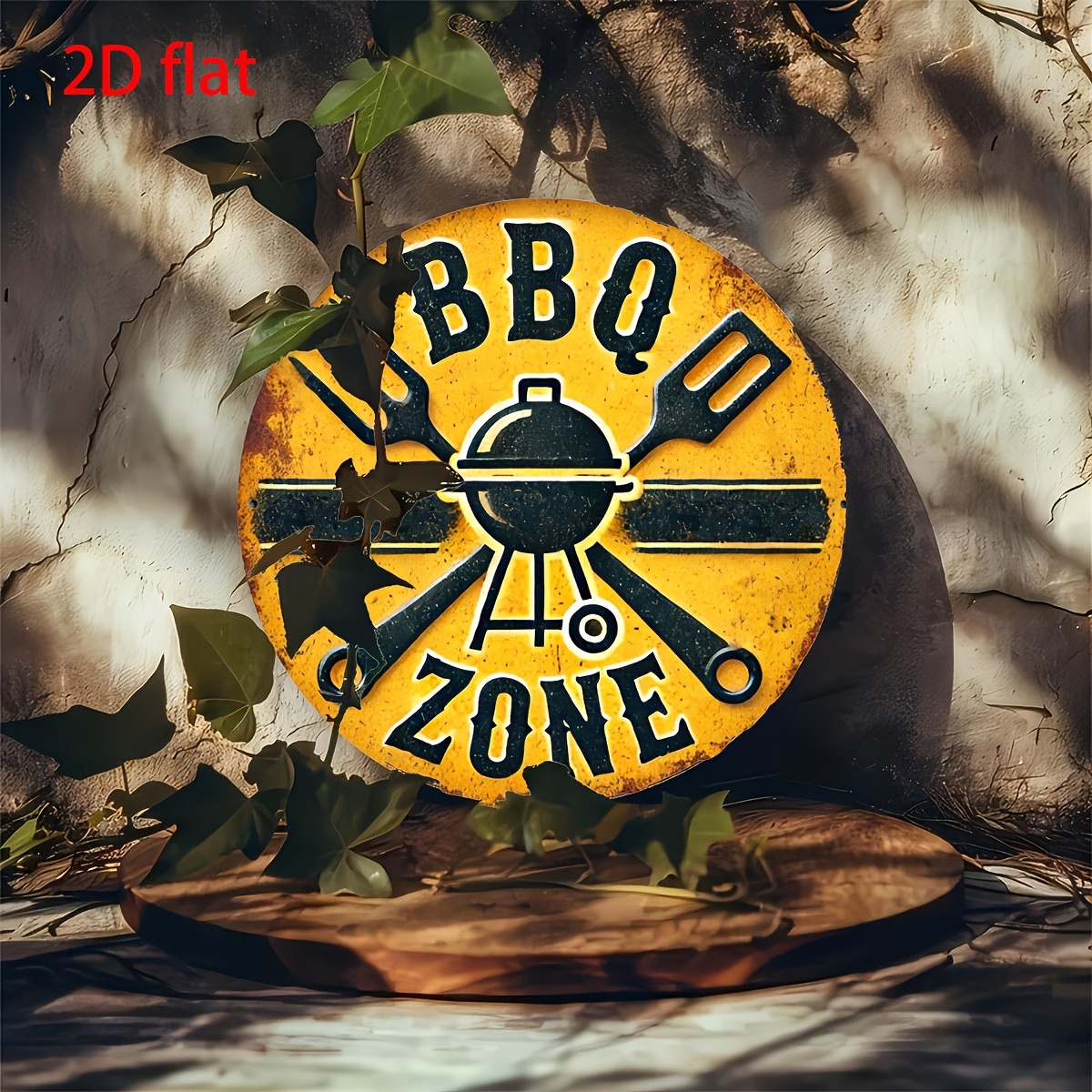2D Flat, 2D Flat 1pc, Vintage  - Vintage Collectible Signs 评论和价格