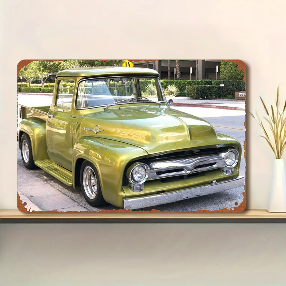 Vintage Green Pickup Truck Alu - Vintage Collectible Trucks 评论和价格