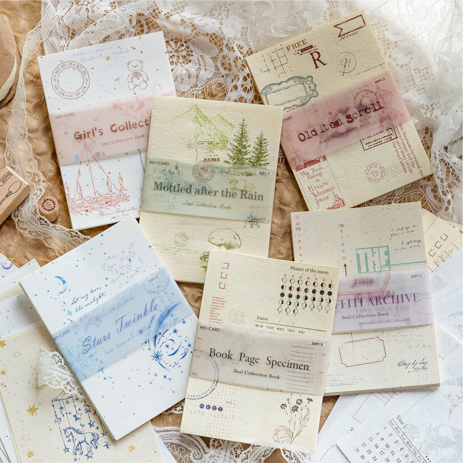 20sheets Seal Collection Book  - Vintage And Collectible Books 评论和价格